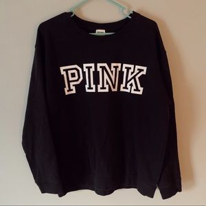 Black VS Pink Crewneck Sweatshirt